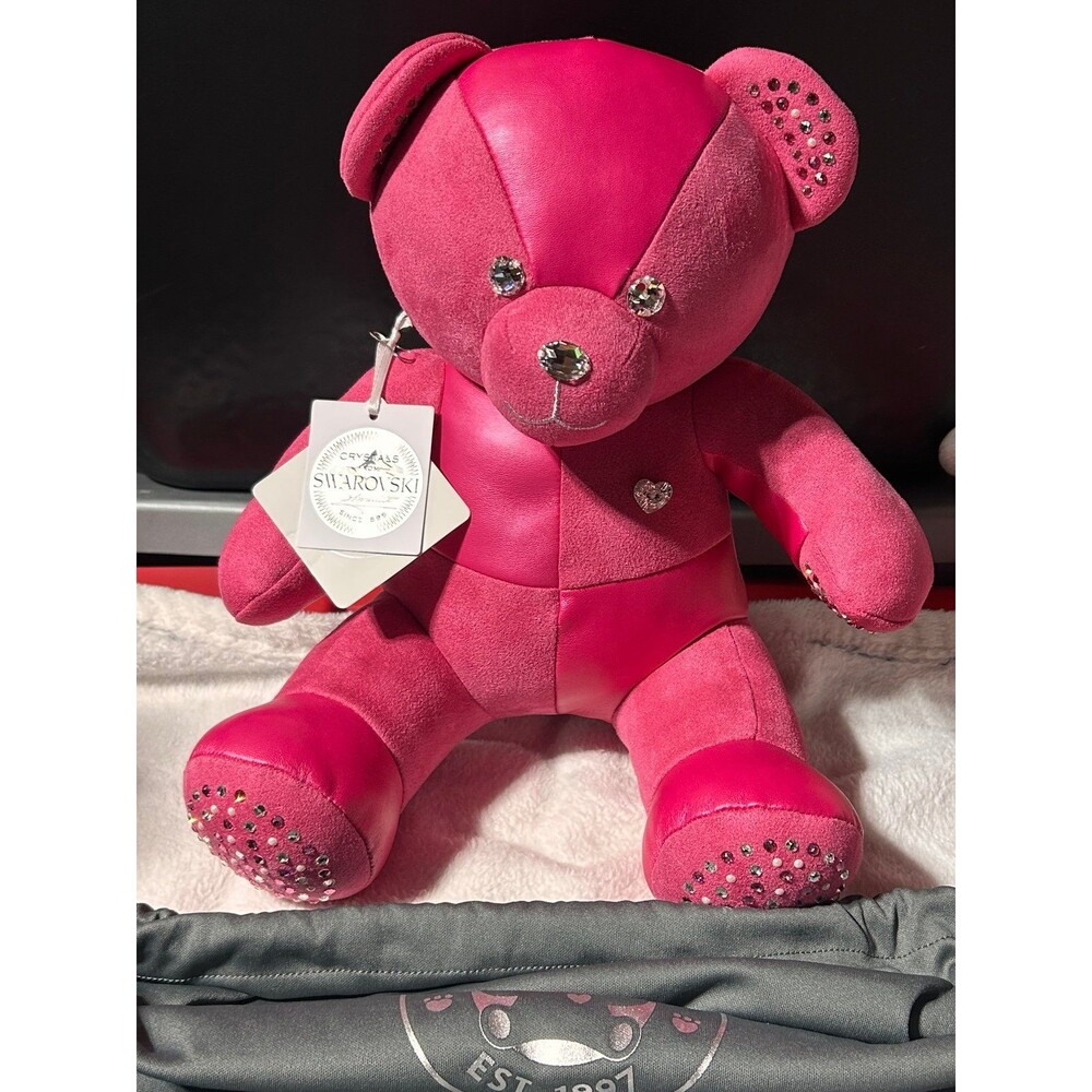 BAB hot pink Swarovski bear